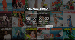 Desktop Screenshot of cancunissimo.com